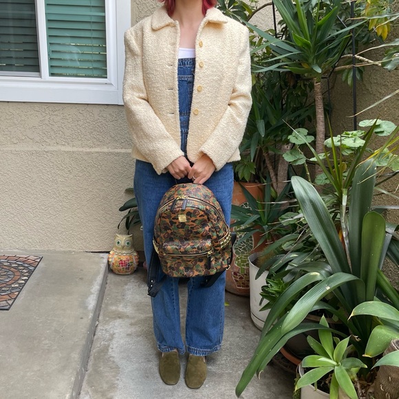 MCM x BAPE STARK large backpack in camo visetos limited edition - Picture 6 of 17